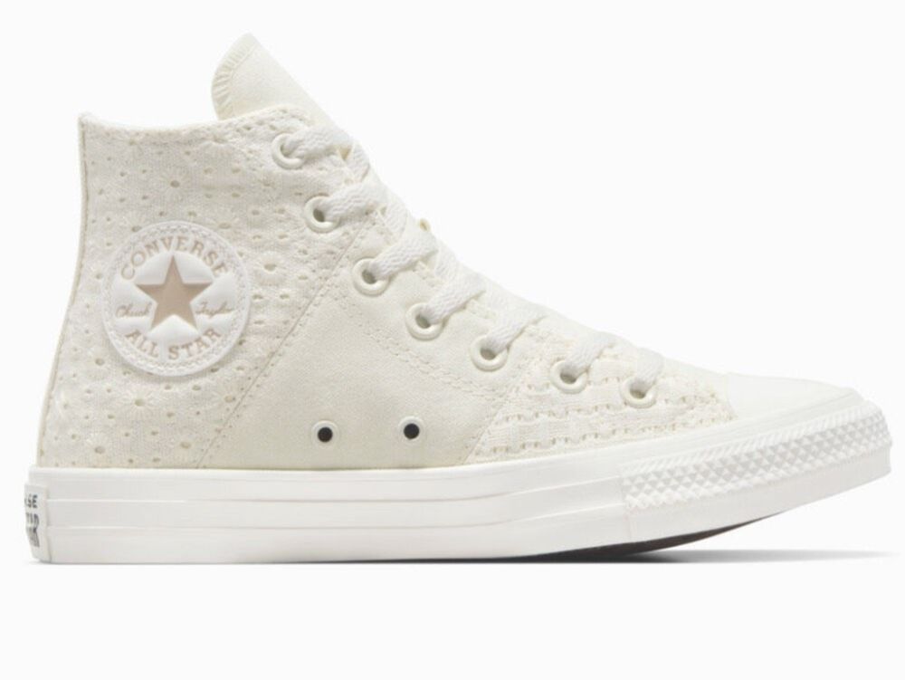 Converse All Star High Top Sneakers in Off-White/Cream